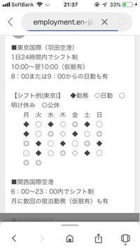 自分が受けるか悩んでる会社のシフトです 24時間勤務で Yahoo 知恵袋