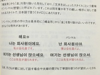 韓国語を勉強しています 今パンマルについて勉強をしています Yahoo 知恵袋