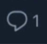 Twitterの返信のマークに 1 と付いているのにリプライが表示され Yahoo 知恵袋