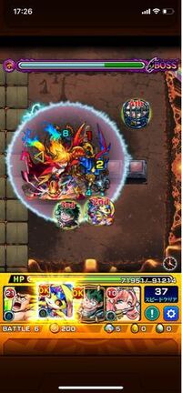 モンストのラグナロクでナックルのssを打った所 弱体化させる Yahoo 知恵袋