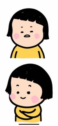 インスタのdmで このようなおかっぱの女の子の スタンプが送られてきた Yahoo 知恵袋