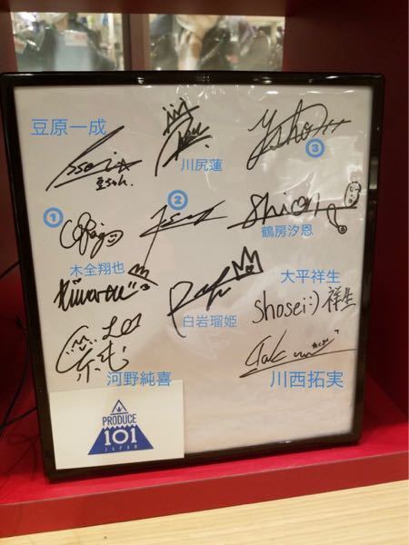 JO1 大平祥生 直筆サイン入りパネル タワレコ 抽選会