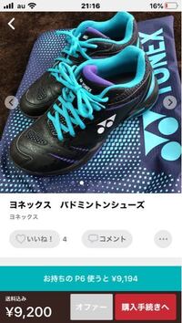 このバドミントンシューズの名前を教えてください パワー Yahoo 知恵袋