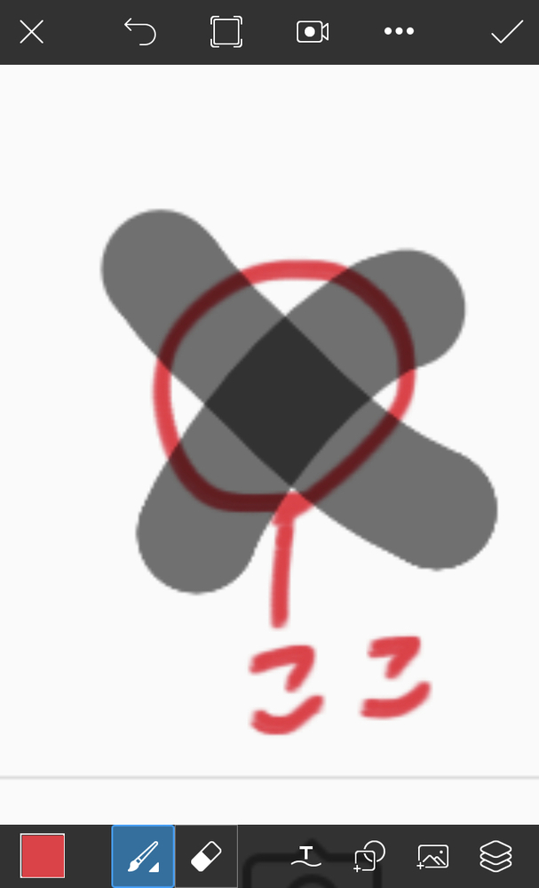 picsArtで半透明のやり方を詳しく教えてください(*´・人・*)困って 