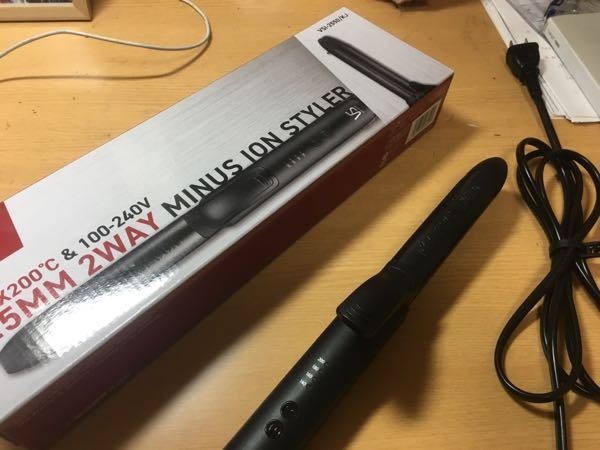 この前ヴィダルサスーンの2wayヘアアイロンを買ったんですが、使ってい