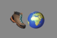 The1975のボーカルmattyがよく使っている靴と地球の絵文字には Yahoo 知恵袋