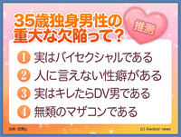 35歳の独身男は世間的にどう思われますか 男性で35歳 Yahoo 知恵袋