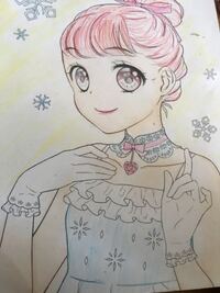 人が描いた絵をお借りしています この画像のような細い髪の塗り方はどうやって Yahoo 知恵袋