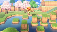 判定 あつ森 崖の上