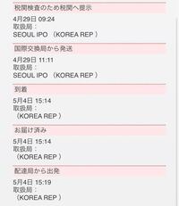 国際郵便の検索方法と追跡結果の実例 国際書留 国際小包 Ems Sal 船便