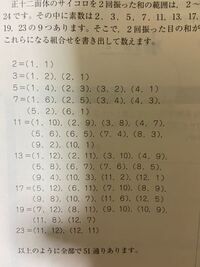 公務員の問題です 各面に1 12の異なる数字が一つずつ書かれ Yahoo 知恵袋