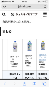 セルフジェルネイルをしようと思うのですが 爪の油分を取るのに使うに Yahoo 知恵袋