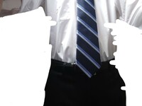 ネクタイの長さについてネクタイはベルトの真ん中くらいがベストな位置らし Yahoo 知恵袋