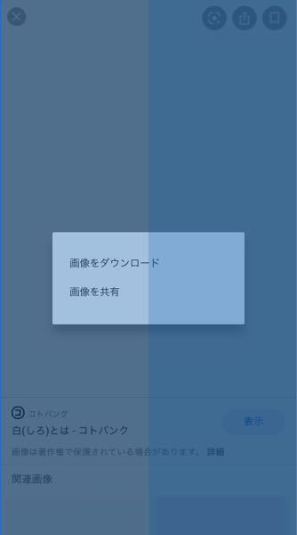 Googleで画像保存をしようもすると画面が青くなって保存できなくなり Yahoo 知恵袋