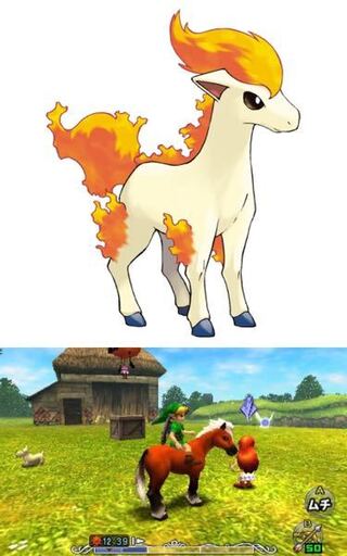 ポケモンのポニータとゼルダの伝説のエポナ 子馬 って似てませ Yahoo 知恵袋