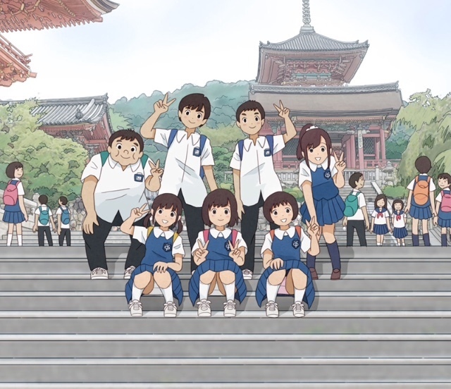 集合写真　修学旅行 清水寺を訪れた修学旅行生は石段で集合写真を撮るのは定番という... - Yahoo!知恵袋