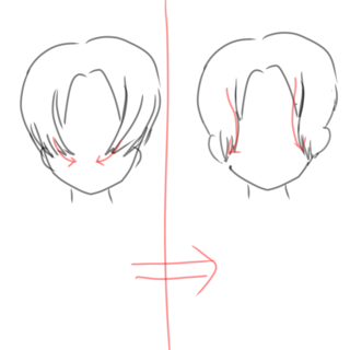 最も共有された イラスト センター 分け 横顔 Josspicture7oerc