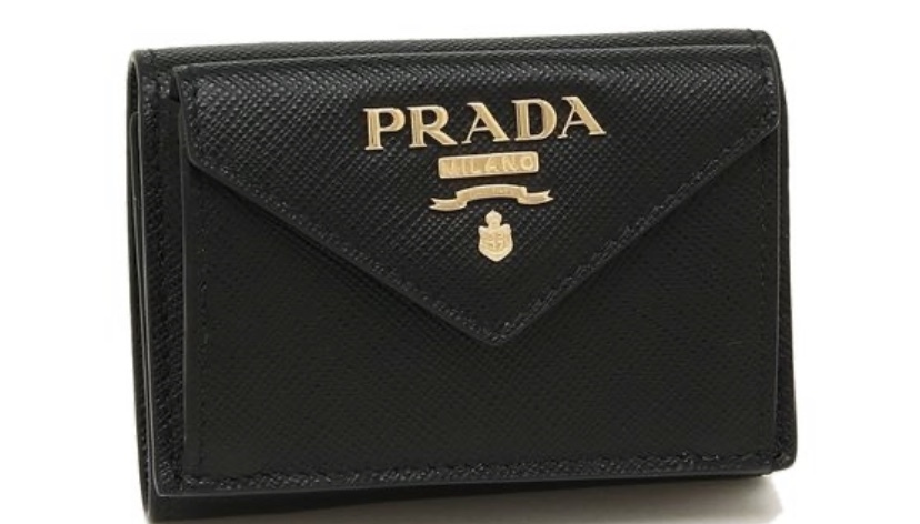 プラダ PRADA 財布 三つ折り サフィアーノ バイカラー ミニ財布 三つ折り財布 1MH021 ZLP VNM