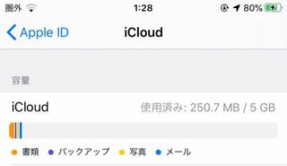 容量はたくさんあるのにicloudストレージに十分な空き領域がないと出 Yahoo 知恵袋