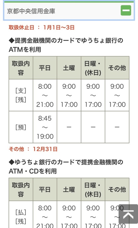 ゆうちょから京都中央信用金庫に振り込みたいのですが いま 夜 Atmへ お金にまつわるお悩みなら 教えて お金の先生 Yahoo ファイナンス