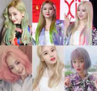 K Pop 韓国のアイドルって必ずではないけど ほとんどカラフルな しかも派 Yahoo 知恵袋