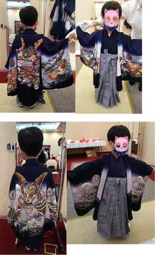 5歳男児七五三の祝い着2着で悩んでいます 和装に詳しい方 男 Yahoo 知恵袋