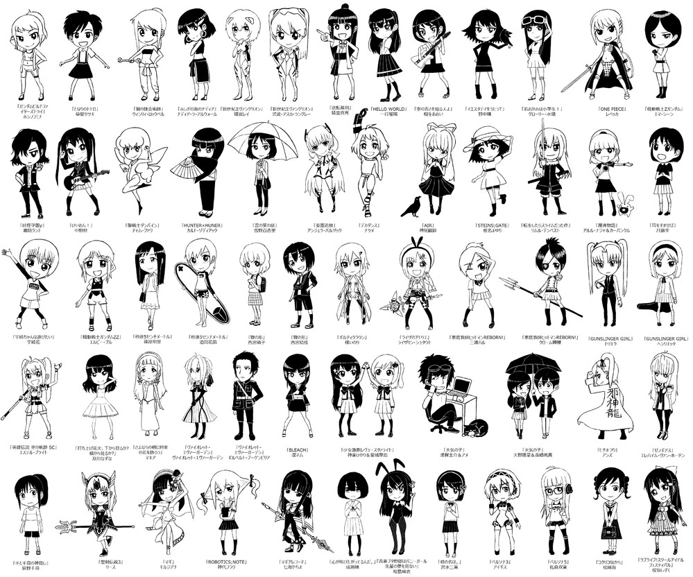 アニメ ゲーム登場人物のsdキャラを描いています 知恵袋でのリクエス Yahoo 知恵袋