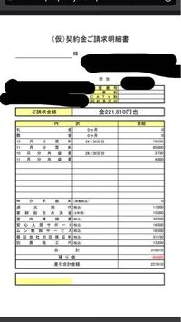 賃貸について この見積書のうち削ってもらえそうなところはありますか 教えて 住まいの先生 Yahoo 不動産