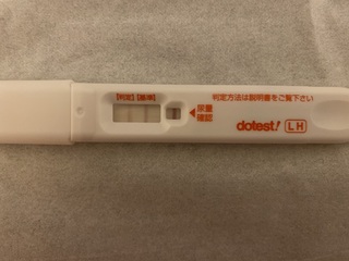 排卵検査薬で妊娠判定画像