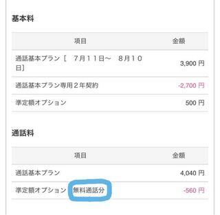 ソフトバンクの料金プランについて質問です 添付画像上の通話基本 Yahoo 知恵袋