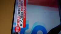 液晶テレビの画面に縦に一本線が入りました。 - 何も変わらず