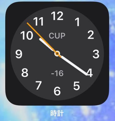 Iphoneの時計のアイコンの色が急に黒になりました どうす Yahoo 知恵袋