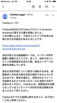 至急の回答お願いします今日、Twitterからこのようなメールが届... - Yahoo!知恵袋