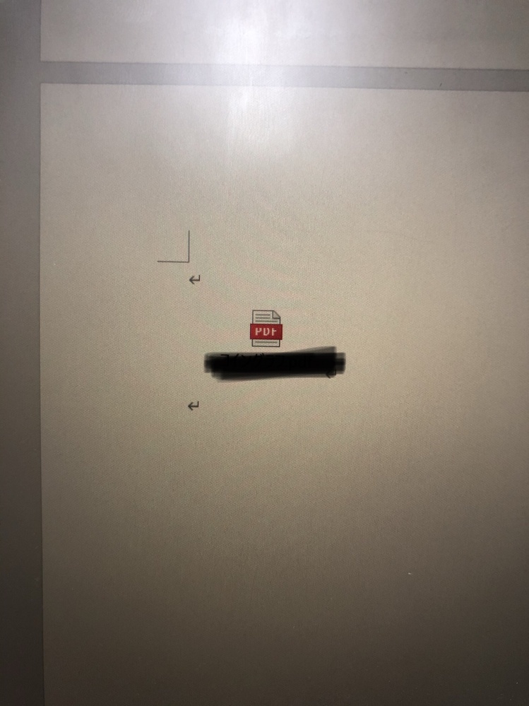 Wordにpdfを貼り付けようとすると思って写真のようになっ Yahoo 知恵袋
