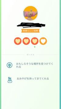 ポケモンgoの相棒との全てのアクティビティの欄ですが それぞ Yahoo 知恵袋