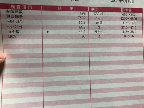 Mchc 血液 低い 検査