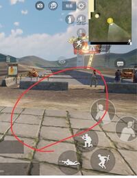 Pubgについてです 射撃ボタンを押していないのに 画像の赤 Yahoo 知恵袋