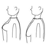 胸のサイズ トップバスト の測り方で 直立した状態 腰を90度に曲げる Yahoo 知恵袋