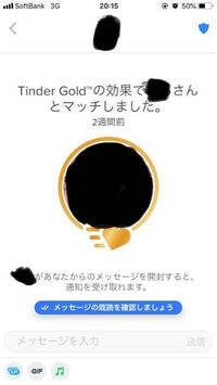 Tinderでメッセージが来て開くとこのような画面が出て 送られた内容 Yahoo 知恵袋