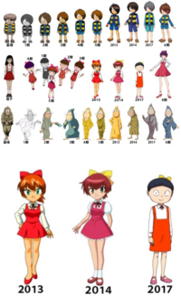 ゲゲゲの鬼太郎の歴代デザインの画像があるのですが 第5期と第 Yahoo 知恵袋