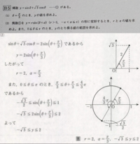 数 三角関数の合成と方程式の問題です 2 がわかりません 解答解 Yahoo 知恵袋