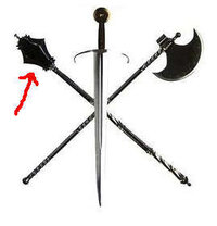 これなんて武器ですか メイスという打撃用の武器ではありませんか Yahoo 知恵袋