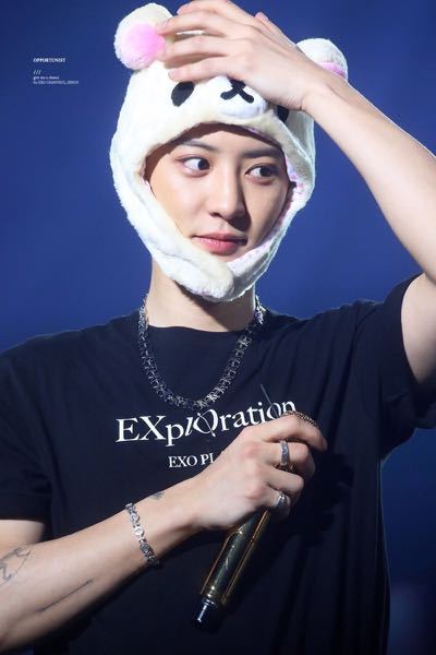 チャニョルがコリラックマの被り物をかぶってるのですが これってファンの Yahoo 知恵袋