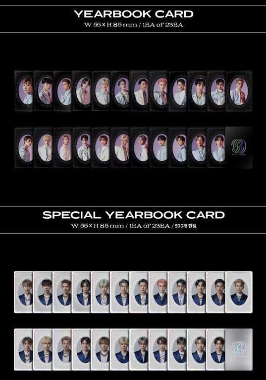 NCT 2023 TEN Golden Age special yearbook Limited Photocard