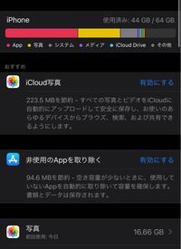 Iphoneのストレージの表示がおかしいです こんばん Yahoo 知恵袋