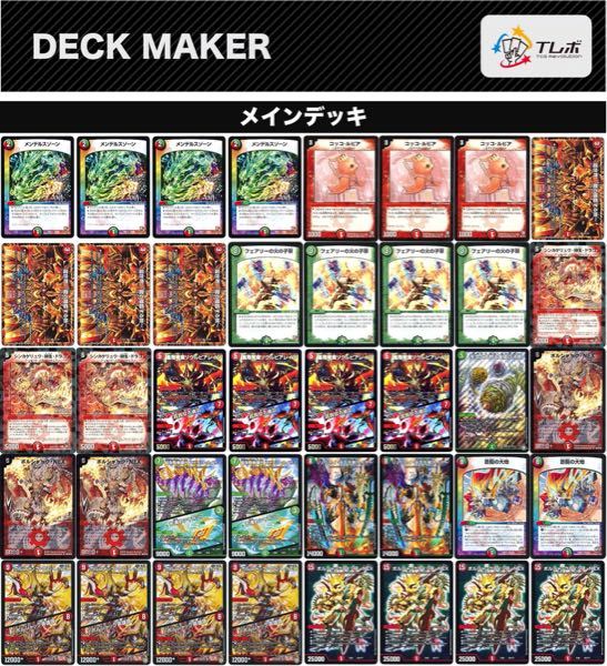デュエマのデッキ診断をお願いします 部類はファンデッキです Yahoo 知恵袋