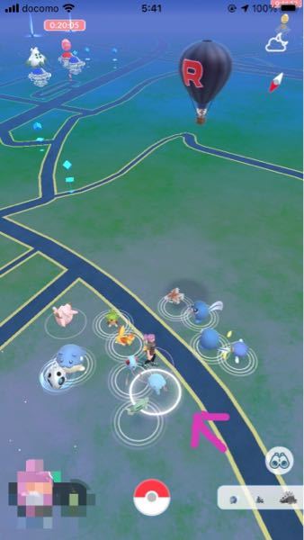 ポケモンgoについてです 野生のポケモンの周りを囲って Yahoo 知恵袋