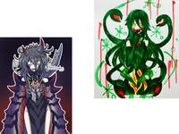 どちらの画像の方が好きですか 理由つきで 左下は擬人化デストルドス 右 Yahoo 知恵袋