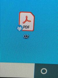 Windowsのpcでデスクトップのアイコンに青い丸の更新中みたい Yahoo 知恵袋