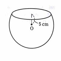 半径10cmの球0を 中心0からの距離が5cmの平面で切断するとき 球 Yahoo 知恵袋